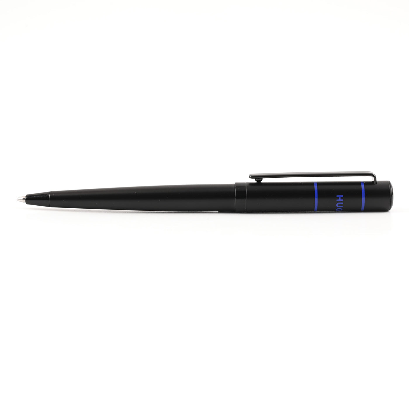Hugo Boss Ribbon Matrix Ball Pen - Black & Blue PVD