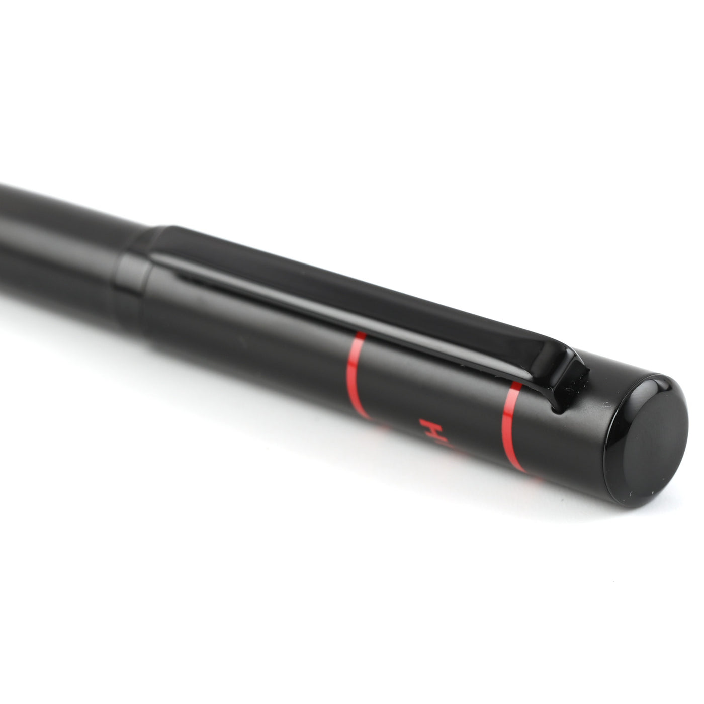 Hugo Boss Ribbon Matrix Ball Pen - Black & Red PVD 2