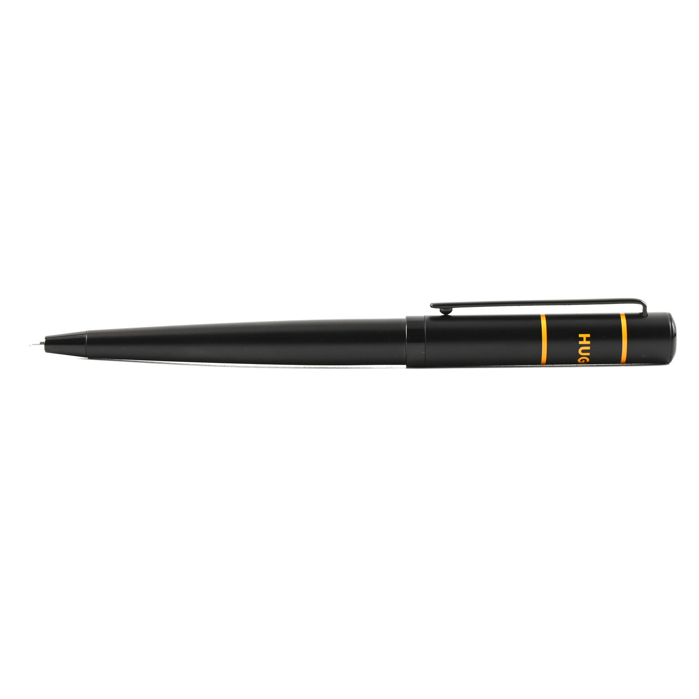 Hugo Boss Ribbon Matrix Ball Pen - Black & Yellow PVD 4
