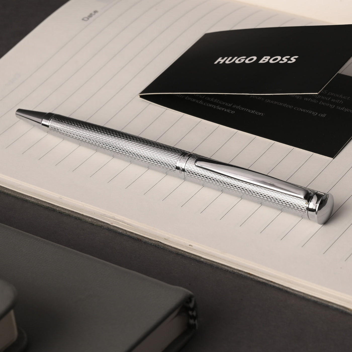 Hugo Boss Sophisticated Ball Pen - Chrome Diamond CT
