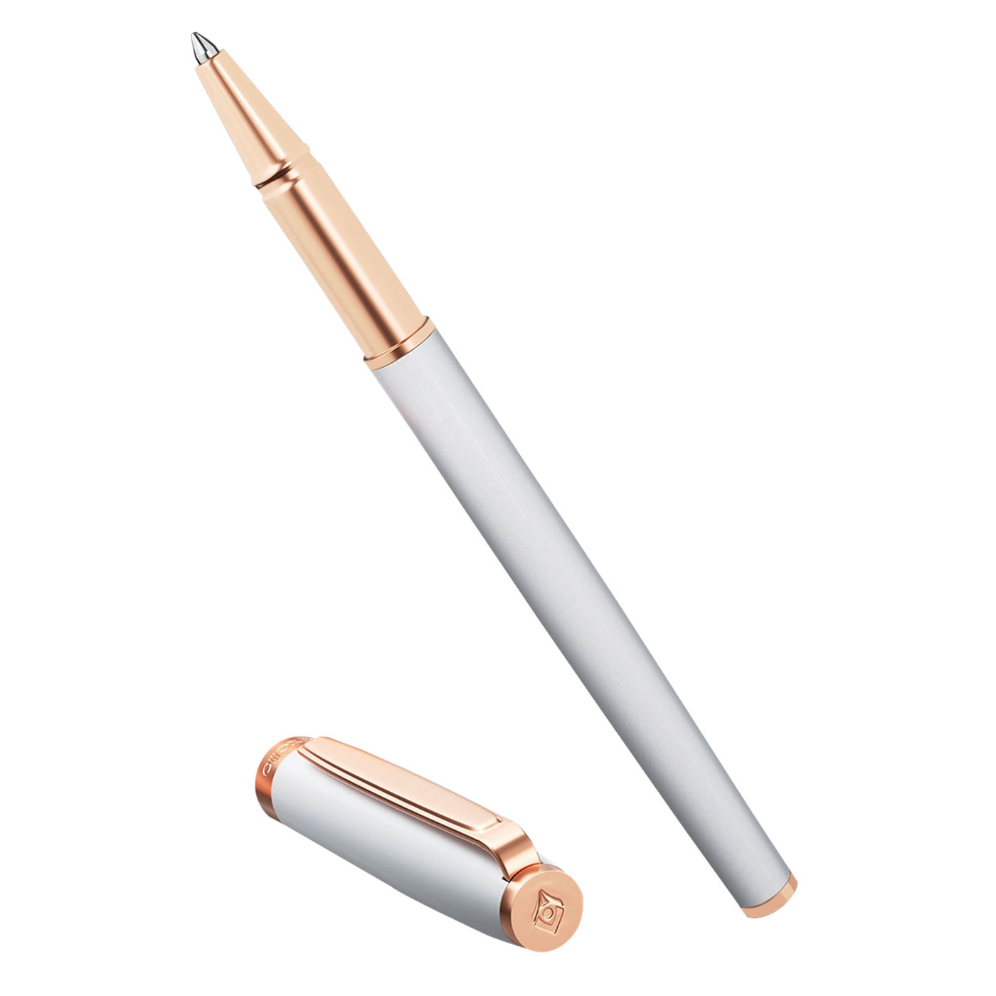Intellio Insignia Roller Ball Pen - Pearl White RGT