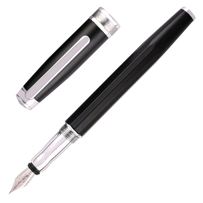 Intellio Mystique Fountain Pen - Matte Black CT 1