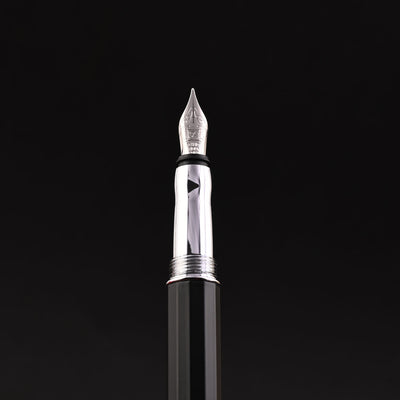 Intellio Mystique Fountain Pen - Matte Black CT 8