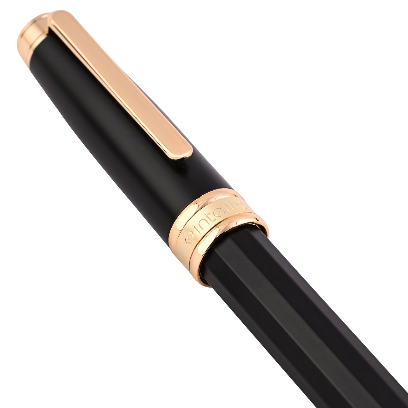 Intellio Mystique Fountain Pen - Matte Black GT