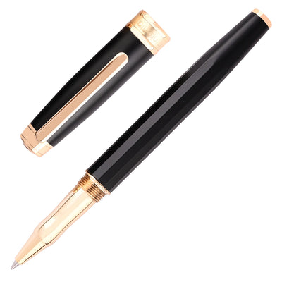 Intellio Mystique Roller Ball Pen - Matte Black GT 1