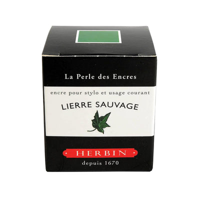 J Herbin "D" Series Ink Bottle Lierre Sauvage (Green) - 30ml 2