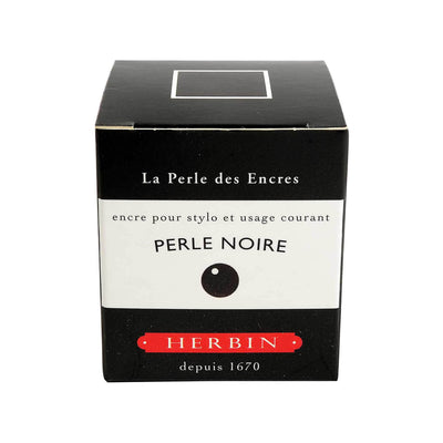 J Herbin "D" Series Ink Bottle Perle Noire (Black) - 30ml 2
