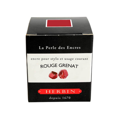 J Herbin "D" Series Ink Bottle Rouge Grenat (Burgundy) - 30ml 2