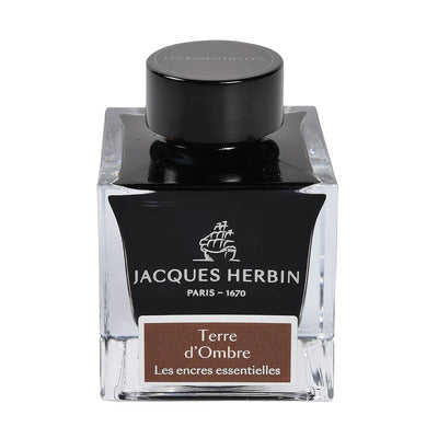 J. Herbin Essentielles Ink Bottle Terre d'Ombre - 50ml 1