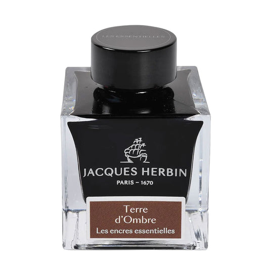 J. Herbin Essentielles Ink Bottle, Terre d'Ombre - 50ml