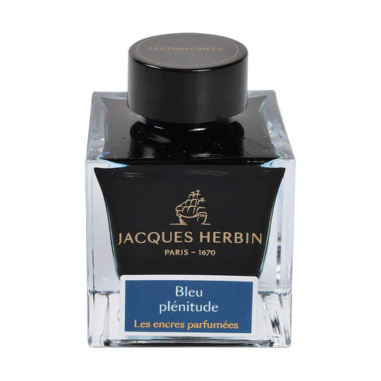J. Herbin Scented Bleu Plenitude Ink Bottle, Blue- 50ml
