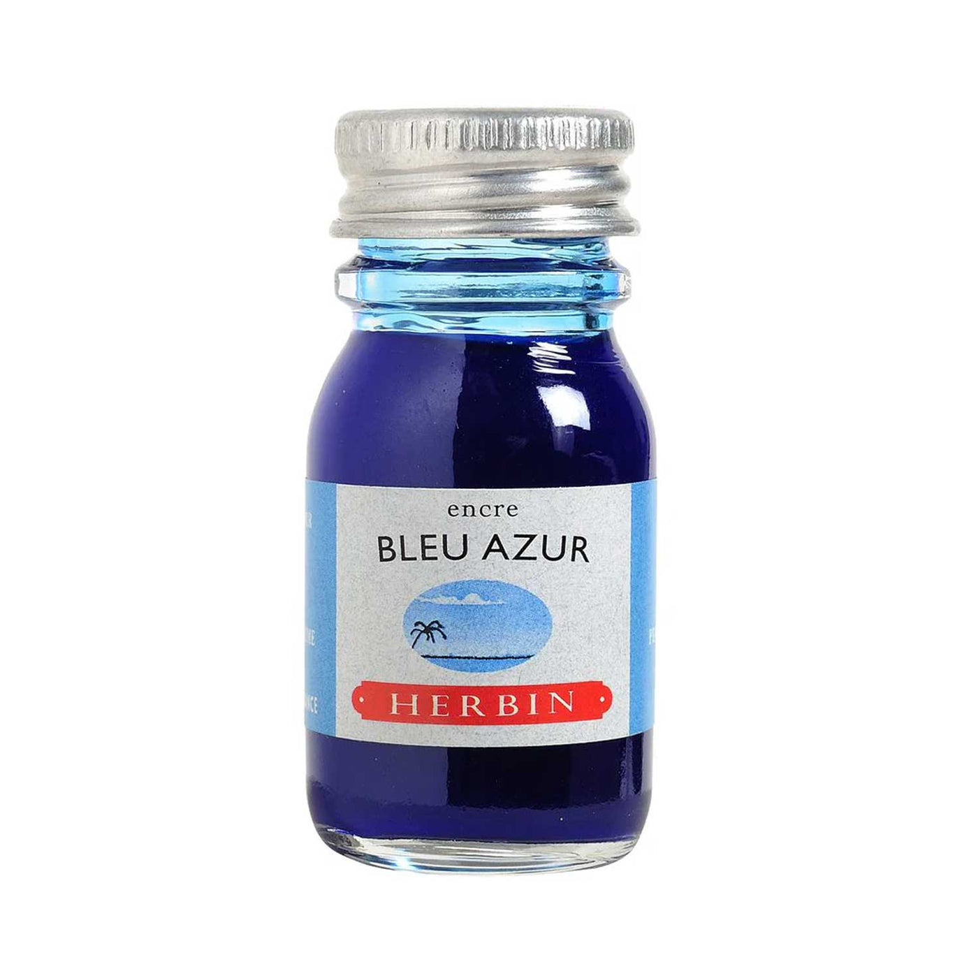 J. Herbin Bleu Azur Ink Bottle - 10ml 1