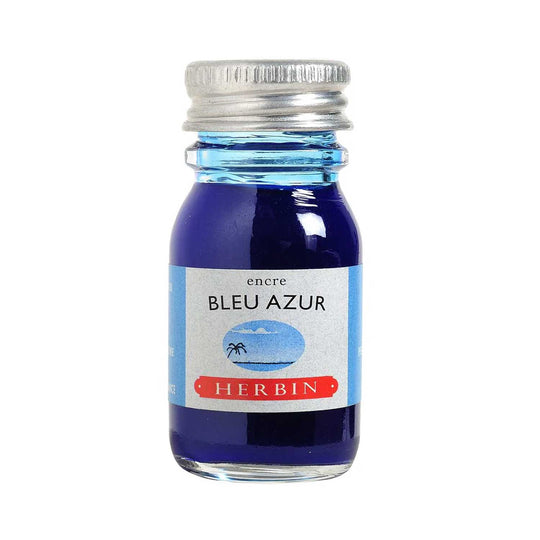 J. Herbin Bleu Azur Ink Bottle - 10ml