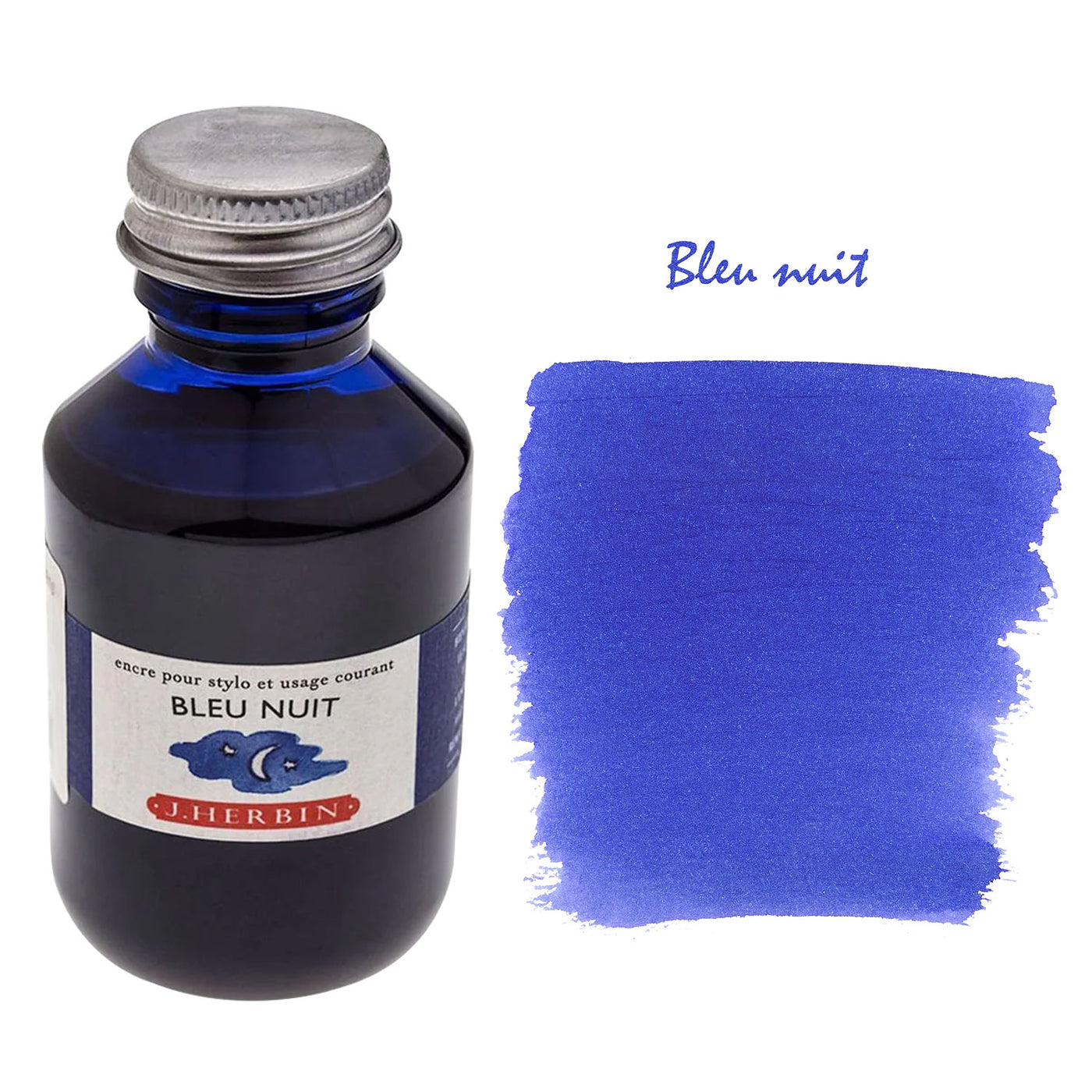J. Herbin Bleu Nuit Ink Bottle - 100ml 2