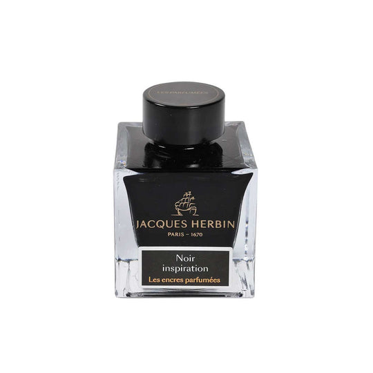 J. Herbin Scented Noir Inspiration Ink Bottle, Black - 50ml