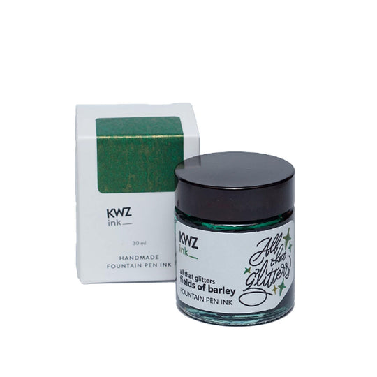 KWZ All That Glitters Fields of Barley Ink Bottle, Green - 30ml