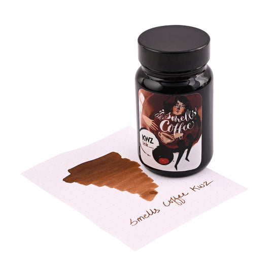 KWZ Standard Scented It Smells Like Coffee Ink Bottle, Brown - 60ml