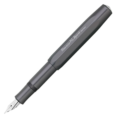 Kaweco AL Sport Fountain Pen with Optional Clip - Anthracite 1