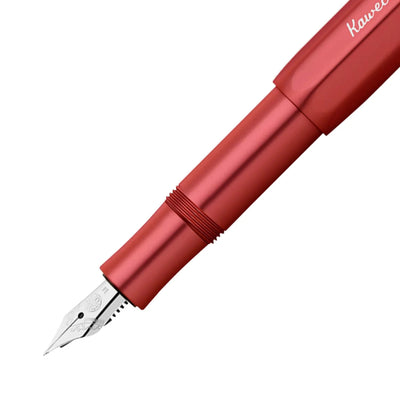 Kaweco AL Sport Fountain Pen with Optional Clip - Deep Red 2