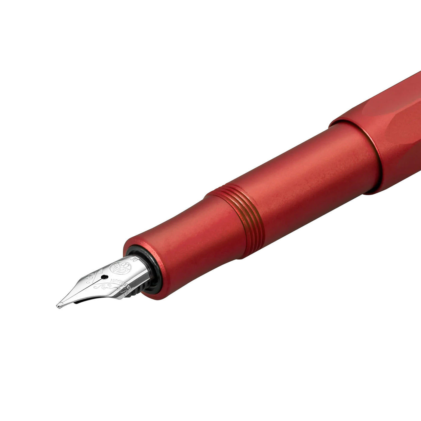 Kaweco AL Sport Fountain Pen with Optional Clip - Deep Red 4