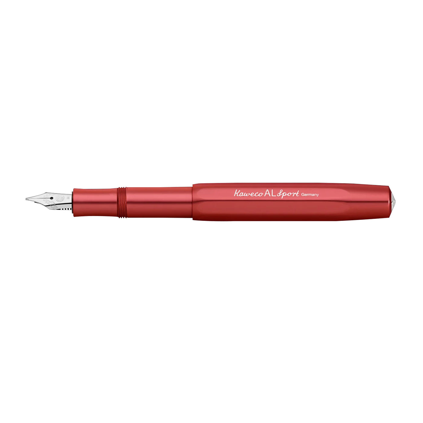 Kaweco AL Sport Fountain Pen with Optional Clip - Deep Red 7