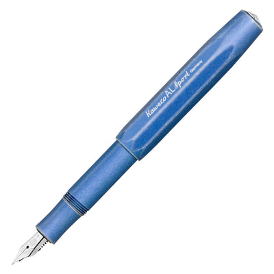 Kaweco AL Sport Fountain Pen with Optional Clip - Stonewashed Blue 1