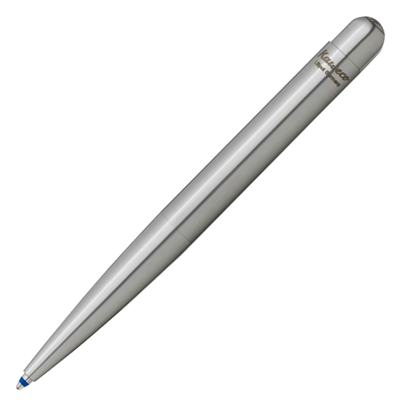 Kaweco Liliput Ball Pen with Optional Clip - Stainless Steel 1