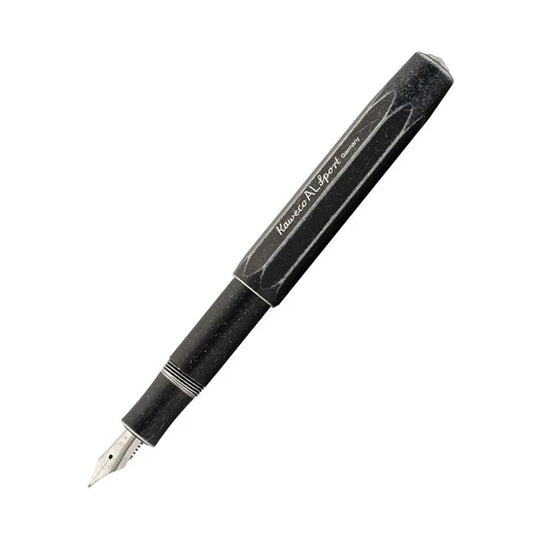 Kaweco AL Sport Fountain Pen with Optional Clip - Stonewashed Black