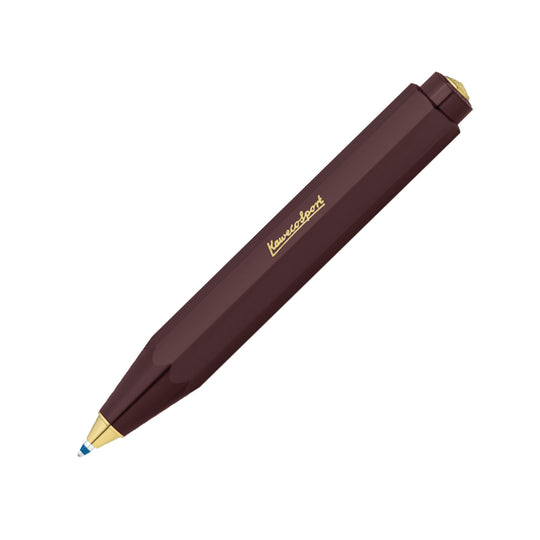 Kaweco Classic Sport Ball Pen with Optional Clip - Bordeaux