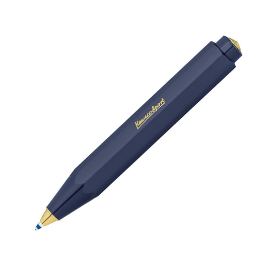 Kaweco Classic Sport Ball Pen with Optional Clip - Navy