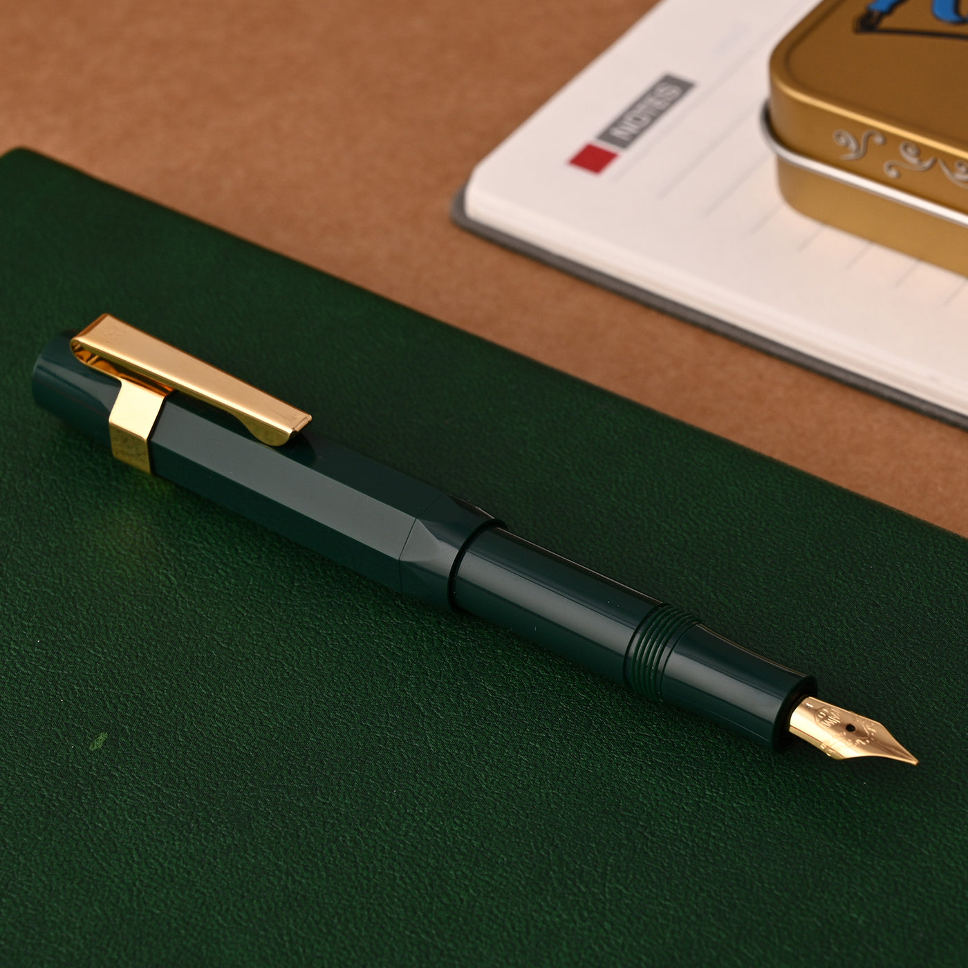 Kaweco Classic Sport Fountain Pen with Optional Clip - Green 8