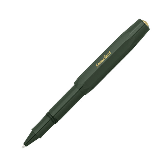 Kaweco Classic Sport Roller Ball Pen with Optional Clip - Green