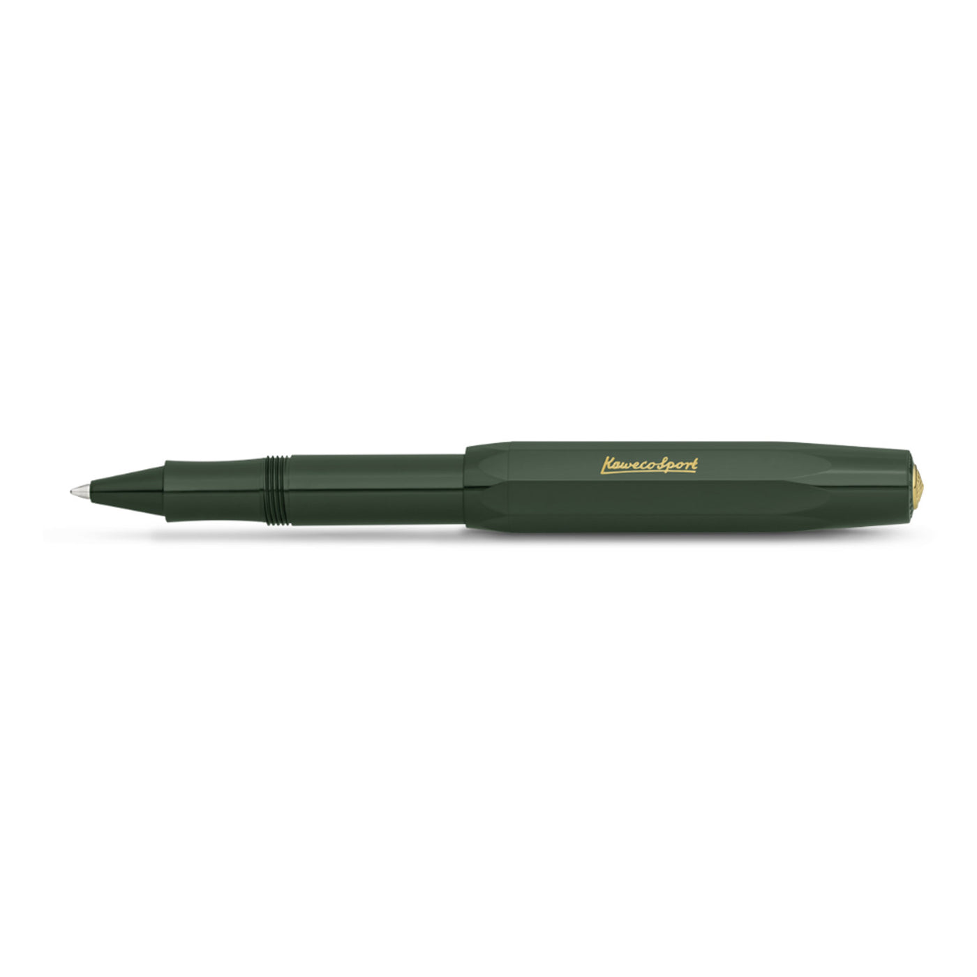 Kaweco Classic Sport Roller Ball Pen with Optional Clip - Green 2