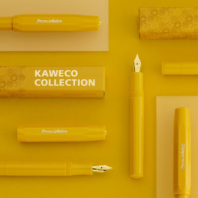 Kaweco Collection Fountain Pen with Optional Clip - Honey (Special Edition) 12