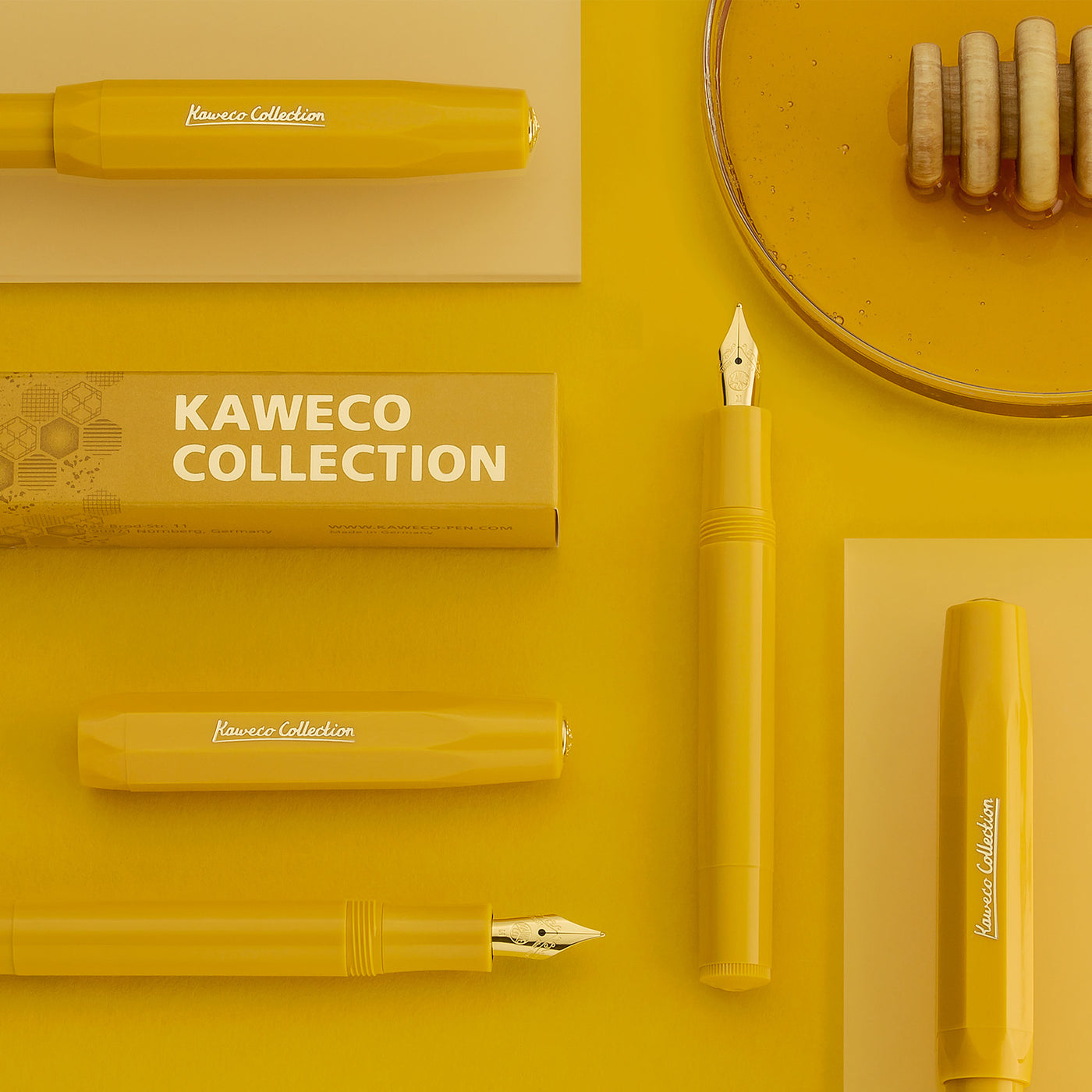 Kaweco Collection Fountain Pen with Optional Clip - Honey (Special Edition) 13