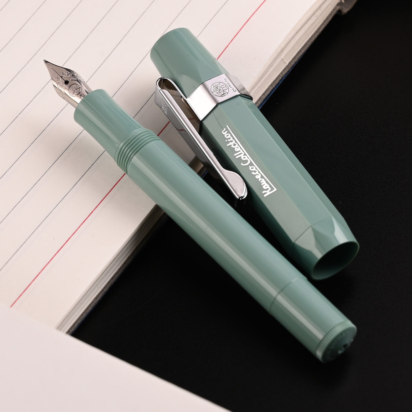 Kaweco Collection Fountain Pen with Optional Clip - Smooth Sage (Special Edition) 8