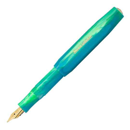 Kaweco Collection Fountain Pen without Clip - Marble Ocean (Special Edition)