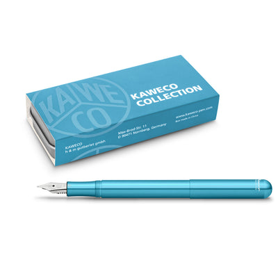 Kaweco Liliput Blue Fountain Pen with Optional Clip (Special Edition) 8