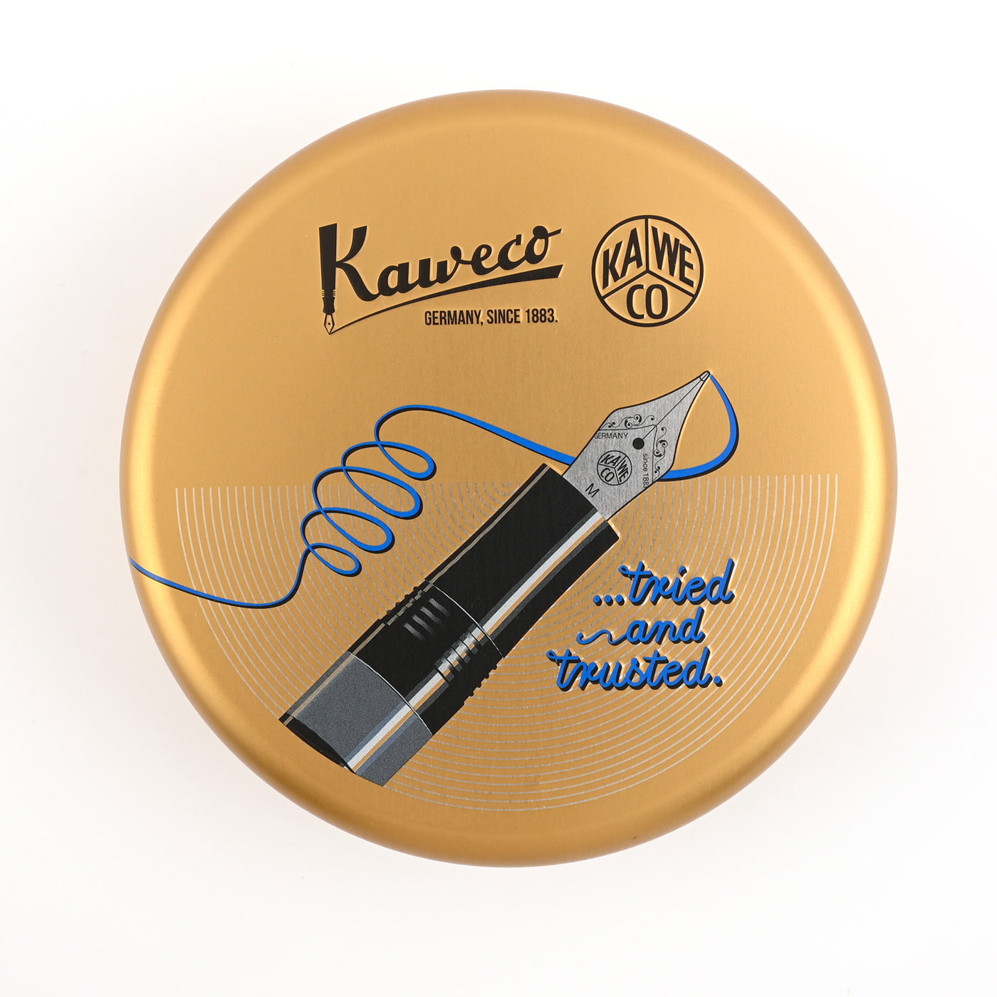 Kaweco Piston AL Sport Fountain Pen with Ink Bottle - Black GT 12