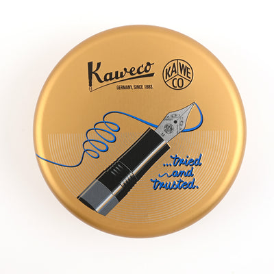 Kaweco Piston AL Sport Fountain Pen with Ink Bottle - Black GT 12