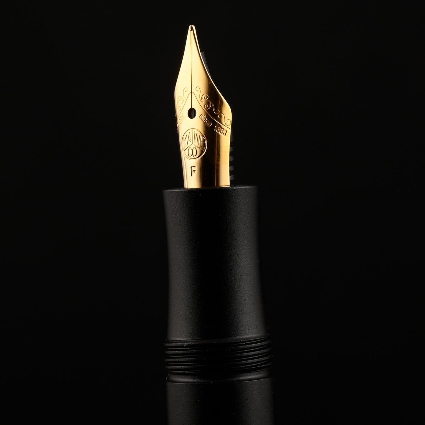 Kaweco Piston AL Sport Fountain Pen with Ink Bottle - Black GT 19