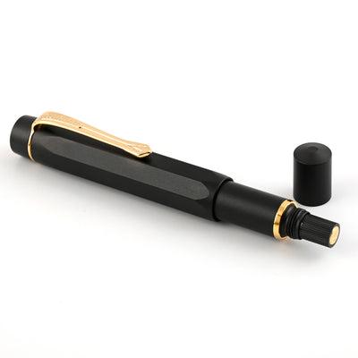 Kaweco Piston AL Sport Fountain Pen with Ink Bottle - Black GT 5