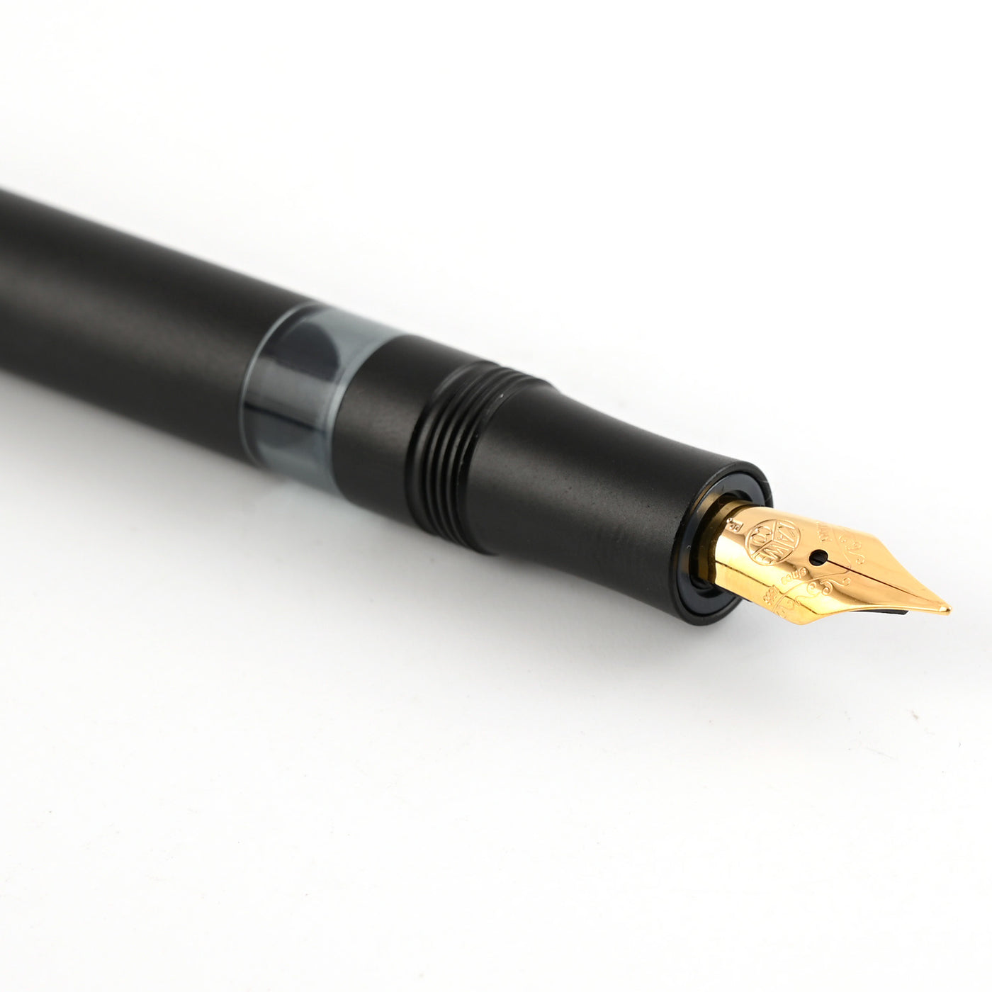 Kaweco Piston AL Sport Fountain Pen with Ink Bottle - Black GT 7