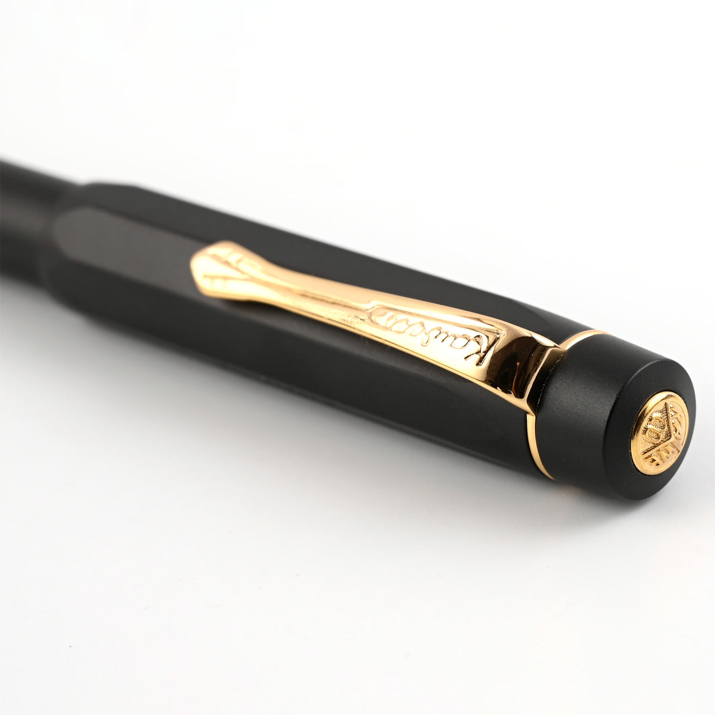 Kaweco Piston AL Sport Fountain Pen with Ink Bottle - Black GT 8