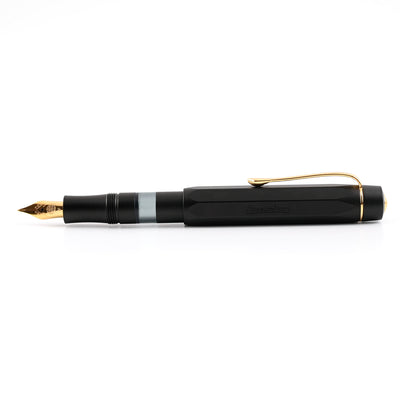 Kaweco Piston AL Sport Fountain Pen with Ink Bottle - Black GT 9