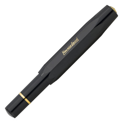 Kaweco Piston Classic Sport Fountain Pen with Optional Clip - Black Gold