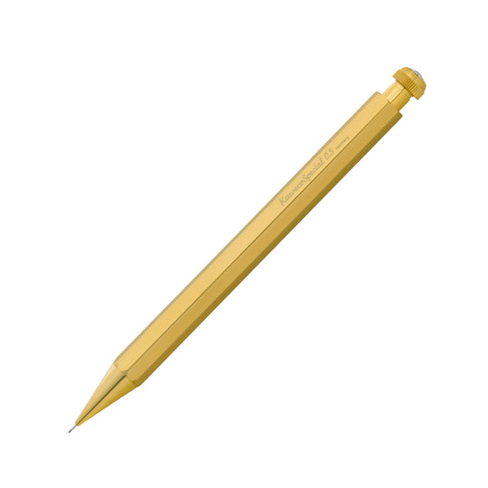 Kaweco Special 0.5mm Mechanical Pencil with Optional Clip - Brass