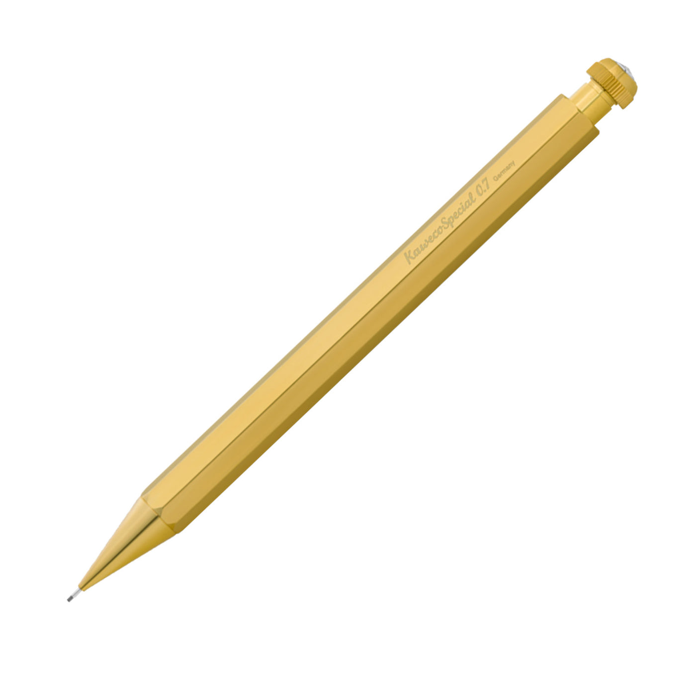 Kaweco Special 0.7mm Mechanical Pencil with Optional Clip - Brass 1