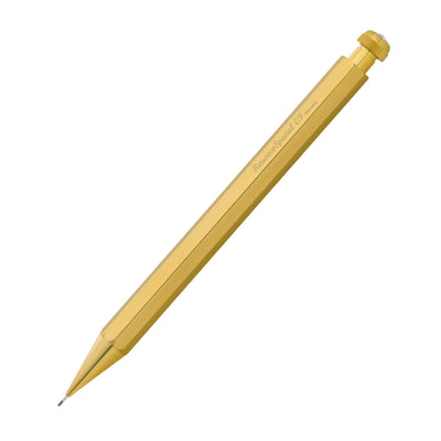 Kaweco Special 0.9mm Mechanical Pencil with Optional Clip - Brass 1