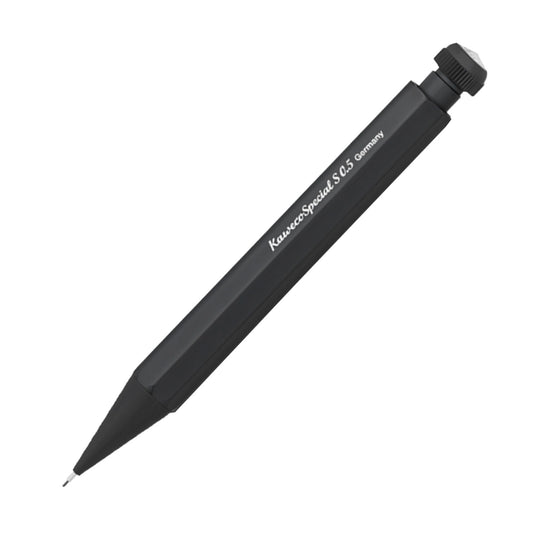 Kaweco Special (S) 0.5mm Mechanical Pencil with Optional Clip - Black